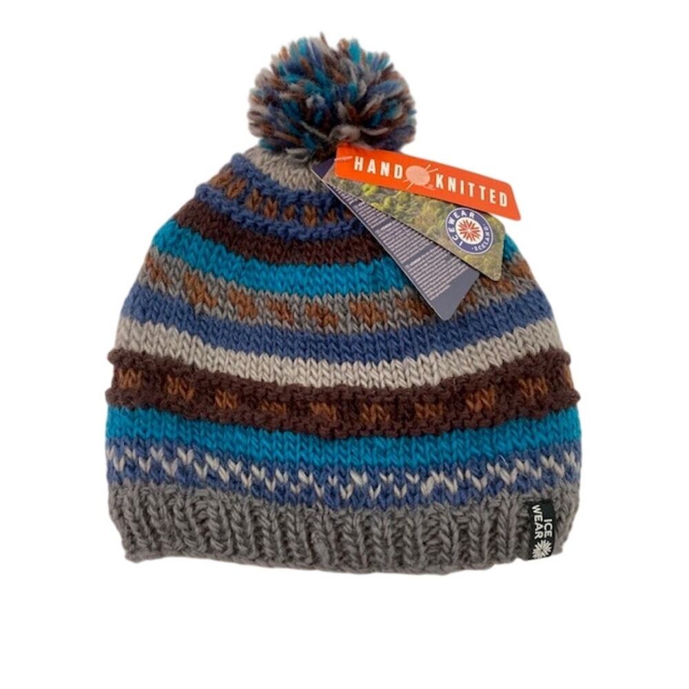 Ice Wear-"Magney" Hand Knit From 100% Wool and Lined Fleece.   NWTS